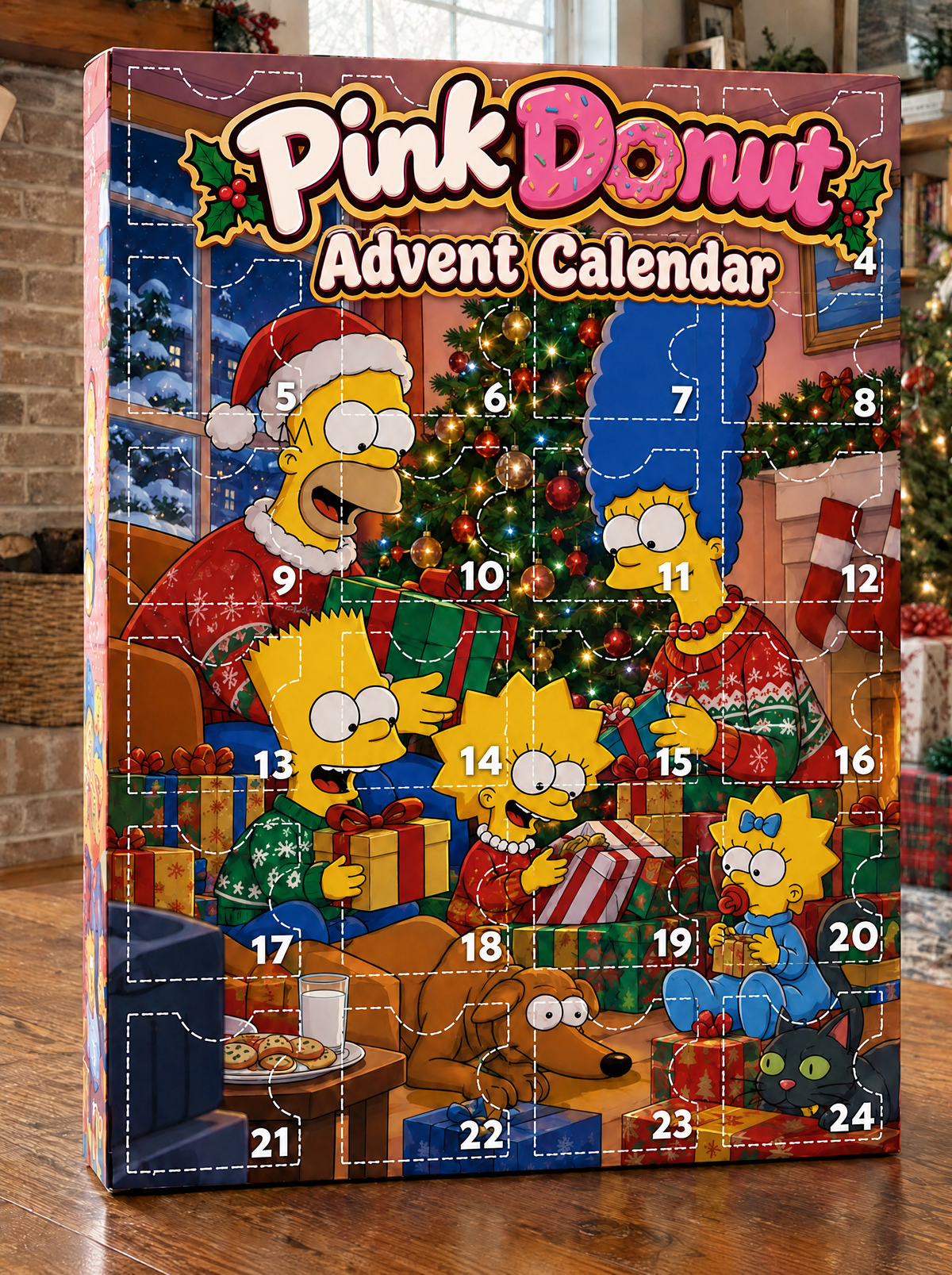 Advent Calendar Pink Donut